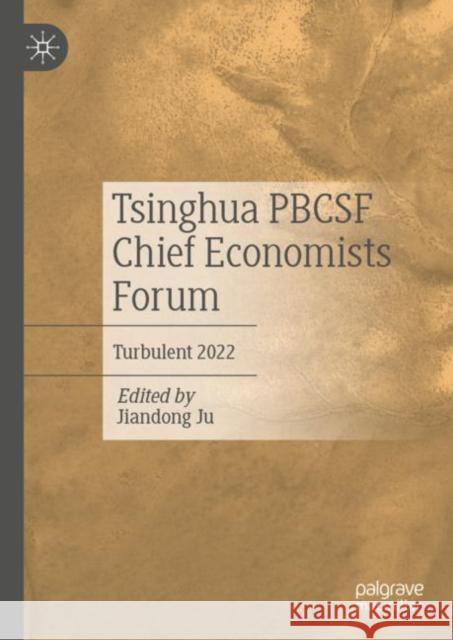 Tsinghua Pbcsf Chief Economists Forum: Turbulent 2022 Ju, Jiandong 9789811984884