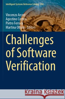 Challenges of Software Verification  9789811996030 Springer Nature Singapore