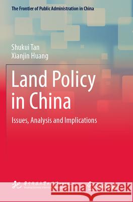 Land Policy in China  9789811998973 Springer Nature Singapore