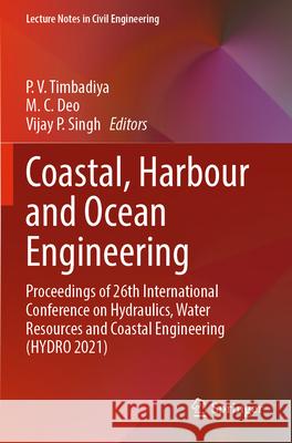 Coastal, Harbour and Ocean Engineering  9789811999154 Springer Nature Singapore