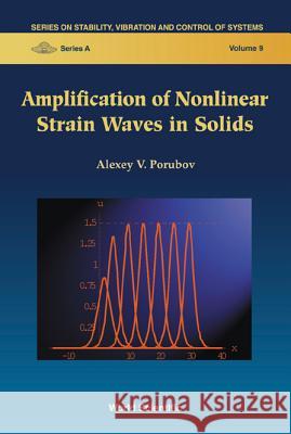 Amplification of Nonlinear Strain Waves in Solids Porubov, Alexey V. 9789812383266 World Scientific Publishing Company