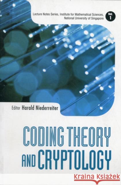 Coding Theory and Cryptology Niederreiter, Harald 9789812384508 Lecture Notes Series, Institute For Mathemati