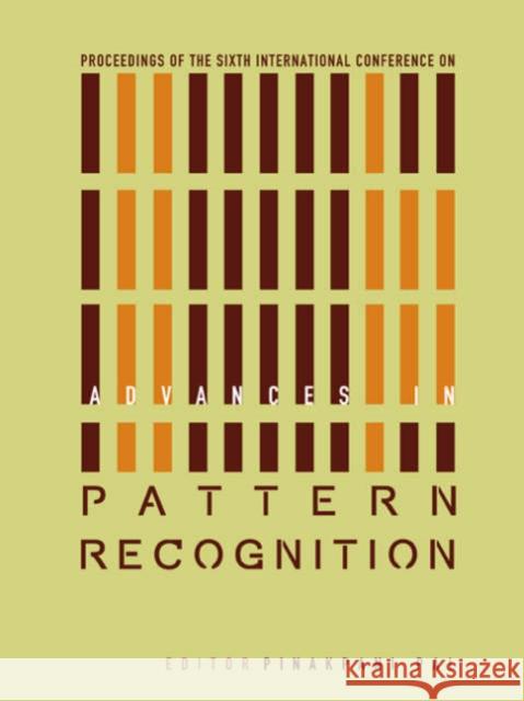 Advances in Pattern Recognition - Proceedings of the 6th International Conference Pal, Pinakpani 9789812705532 World Scientific Publishing Company