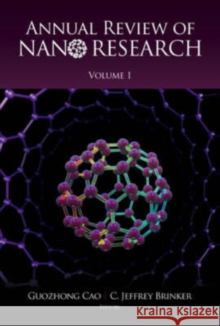 Annual Review of NANO Research, Volume 1 Cao, Guozhong 9789812706003 World Scientific Publishing Company