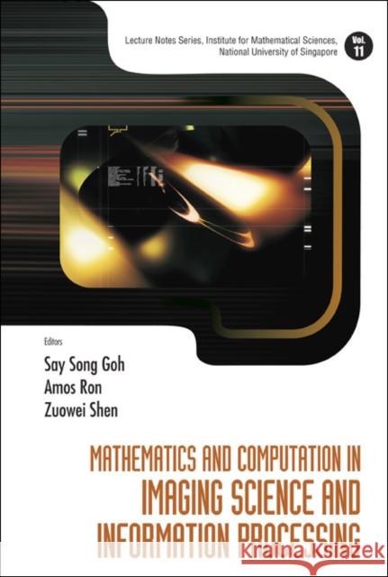 Mathematics and Computation in Imaging Science and Information Processing Shen, Zuowei 9789812709059 World Scientific Publishing Company