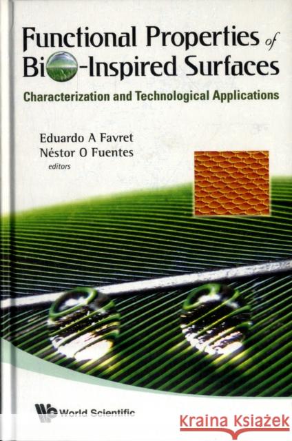 Functional Properties of Bio-Inspired Surfaces: Characterization and Technological Applications Favret, Eduardo A. 9789812837011