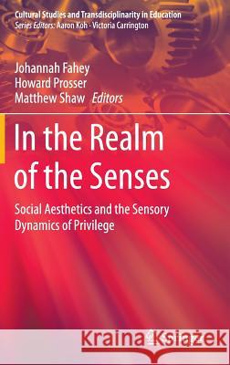 In the Realm of the Senses: Social Aesthetics and the Sensory Dynamics of Privilege Fahey, Johannah 9789812873491 Springer
