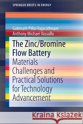 The Zinc/Bromine Flow Battery: Materials Challenges and Practical Solutions for Technology Advancement Rajarathnam, Gobinath Pillai 9789812876454