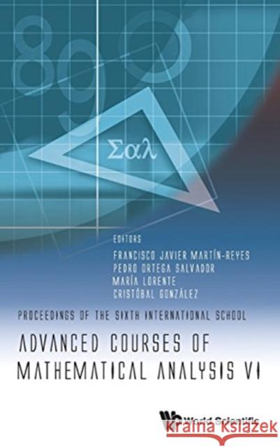 Advanced Courses of Mathematical Analysis VI - Proceedings of the Sixth International School Francisco Javier Martin-Reyes Cristobal Gonzalez Maria Lorente Dominguez 9789813147638
