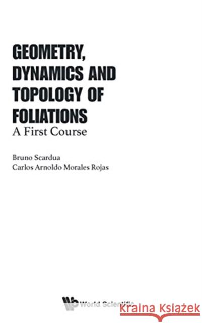 Geometry, Dynamics and Topology of Foliations: A First Course Bruno Scaardua Carlos Arnoldo Morale Rojas 9789813207073 World Scientific Publishing Company