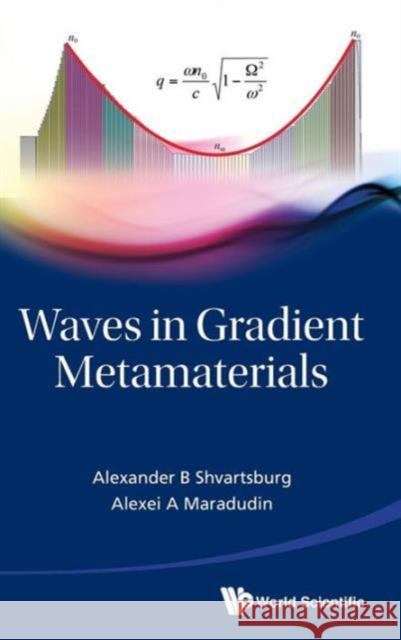 Waves in Gradient Metamaterials Shvartsburg, Alexander B. 9789814436953 World Scientific Publishing Company