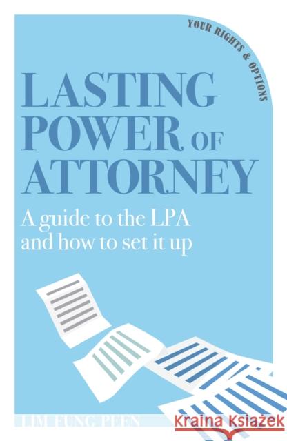 Lasting Power of Attorney Lim Fung Peen 9789814828567 Marshall Cavendish International (Asia) Pte L