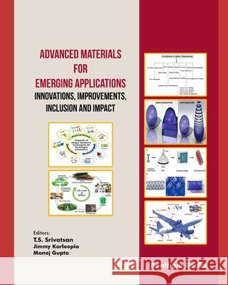 Advanced Materials for Emerging Applications (Innovations, Improvements, Inclusion and Impact) Jimmy Karloopia Manoj Gupta T. S. Srivatsan 9789815196795 Bentham Science Publishers