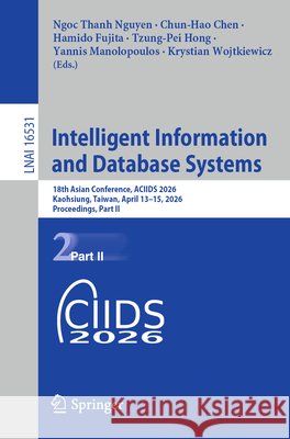 Intelligent Information and Database Systems  9789819200733 Springer Nature Singapore