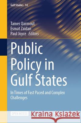 Public Policy in Gulf States  9789819520497 Springer