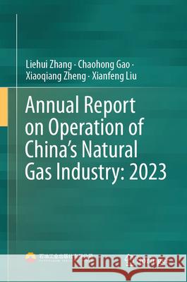 Annual Report on Operation of China's Natural Gas Industry: 2023 Liehui Zhang Chaohong Gao Xiaoqiang Zheng 9789819523702 Springer