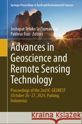 Advances in Geoscience and Remote Sensing Technology  9789819530748 Springer
