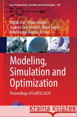 Modeling, Simulation and Optimization Baidya, Dilip Kumar 9789819541607 Springer