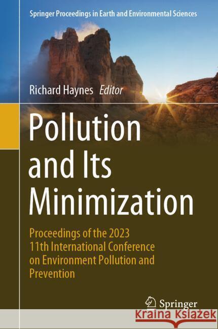 Pollution and Its Minimization  9789819612697 Springer
