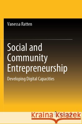 Social and Community Entrepreneurship Ratten, Vanessa 9789819656882