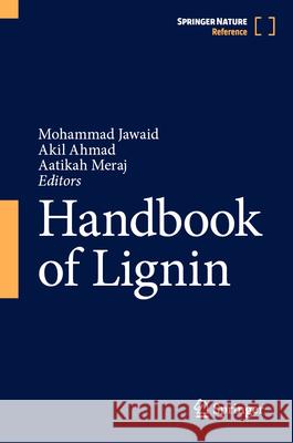 Handbook of Lignin Mohammad Jawaid Akil Ahmad Aatikah Meraj 9789819676323 Springer