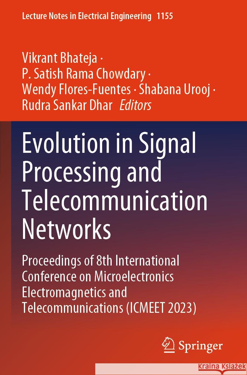 Evolution in Signal Processing and Telecommunication Networks  9789819706464 Springer Nature Singapore