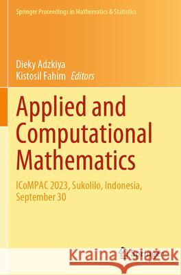Applied and Computational Mathematics  9789819721382 Springer