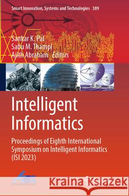 Intelligent Informatics  9789819721498 Springer Nature Singapore