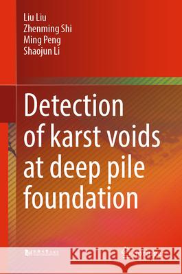 Detection of Karst Voids at Deep Pile Foundation Liu Liu Zhenming Shi Ming Peng 9789819758333 Springer