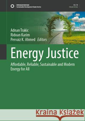 Energy Justice: Affordable, Reliable, Sustainable and Modern Energy for All Adnan Trakic Ridoan Karim Pervaiz K. Ahmed 9789819760589 Springer