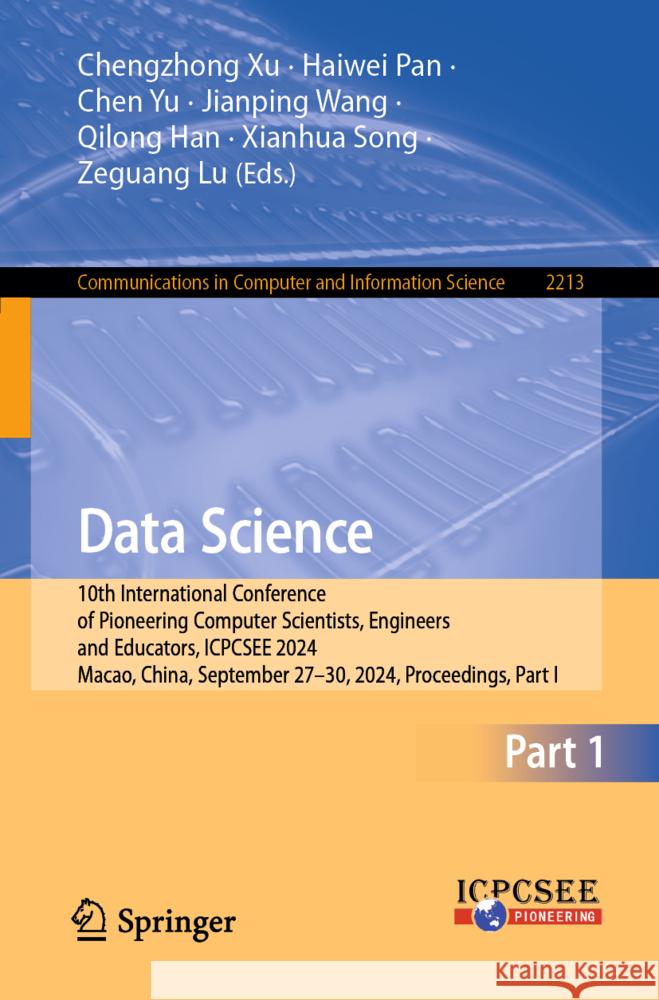 Data Science  9789819787425 Springer