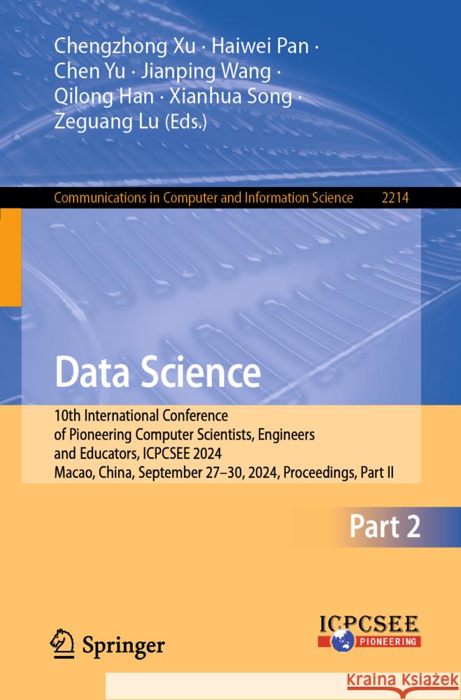 Data Science  9789819787456 Springer