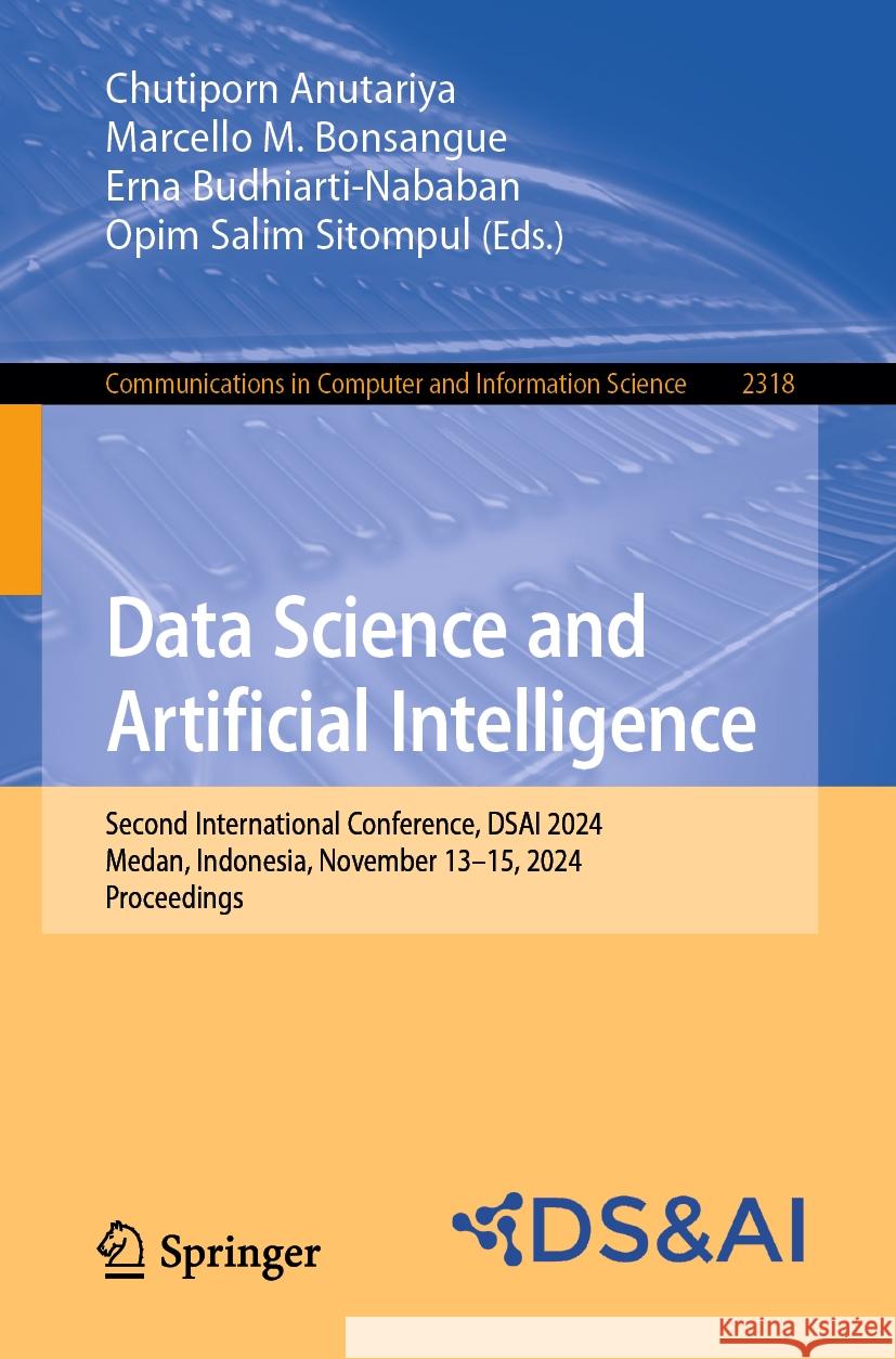 Data Science and Artificial Intelligence  9789819797929 Springer