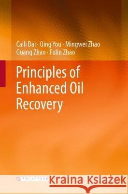Principles of Enhanced Oil Recovery Caili Dai Qing You Mingwei Zhao 9789819901920 Springer