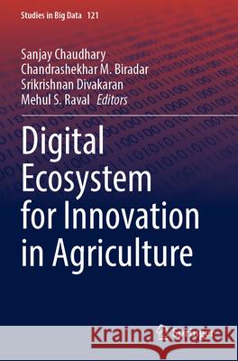 Digital Ecosystem for Innovation in Agriculture  9789819905799 Springer Nature Singapore