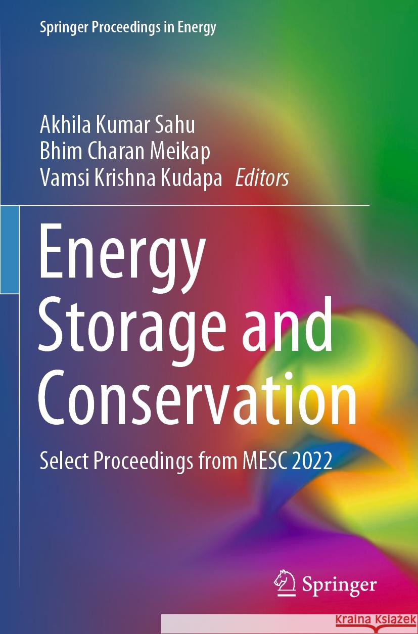 Energy Storage and Conservation  9789819928729 Springer Nature Singapore