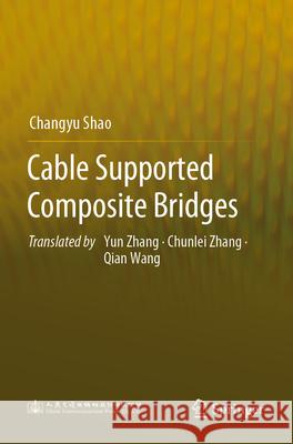 Cable Supported Composite Bridges Changyu Shao 9789819932108 Springer Nature Singapore