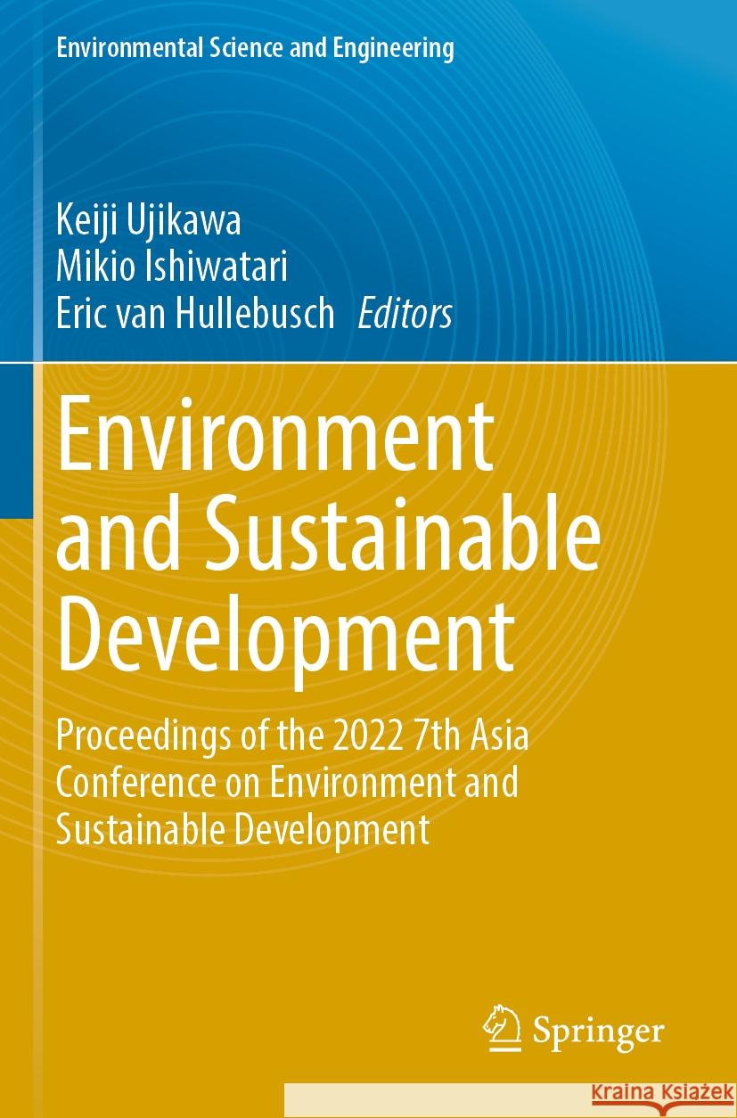 Environment and Sustainable Development  9789819941032 Springer Nature Singapore