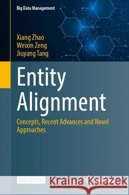 Entity Alignment Xiang Zhao, Weixin Zeng, Jiuyang Tang 9789819942527 Springer Nature Singapore