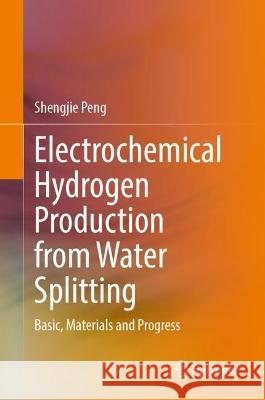 Electrochemical Hydrogen Production from Water Splitting Peng, Shengjie 9789819944675