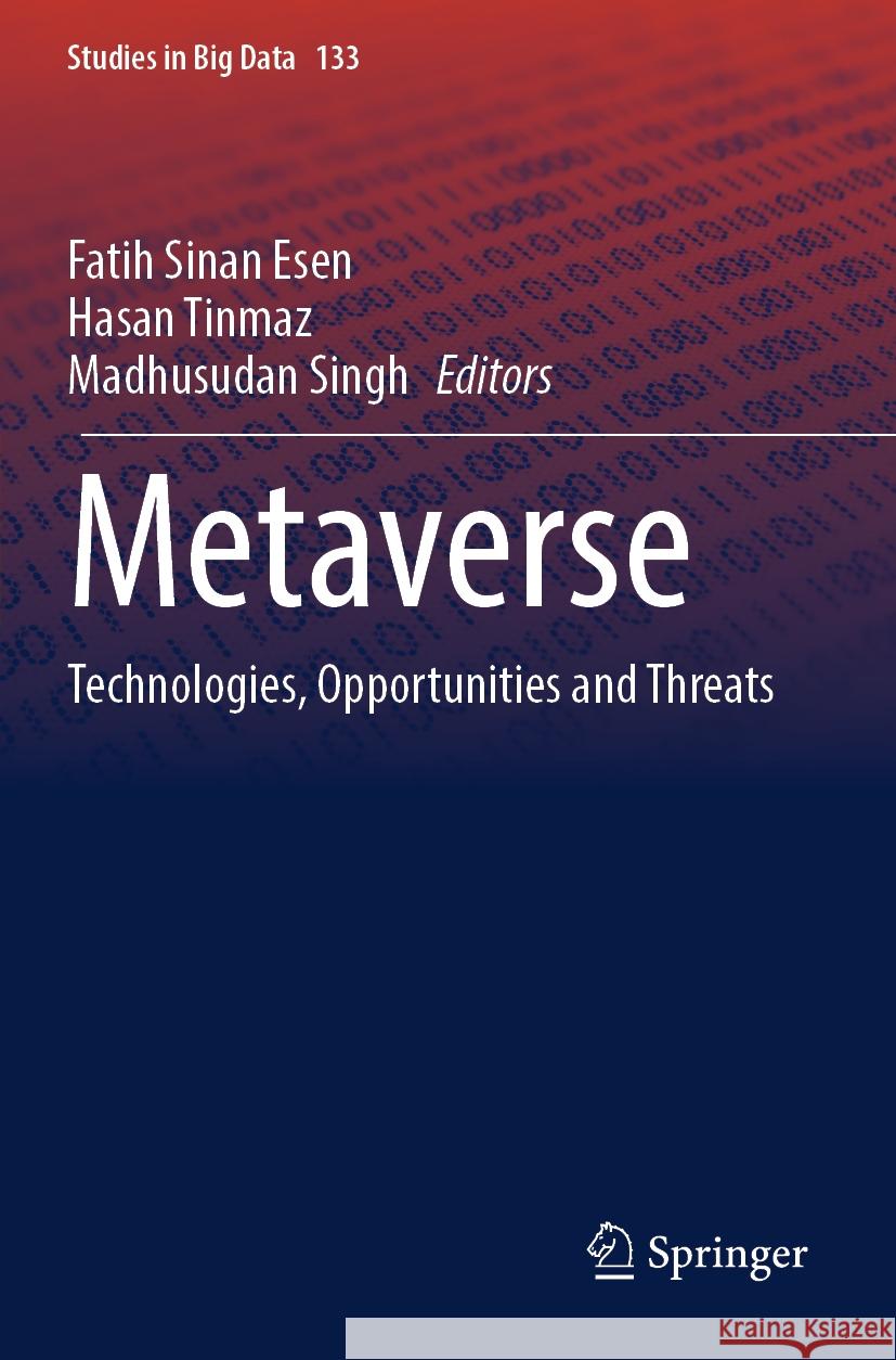 Metaverse  9789819946433 Springer Nature Singapore