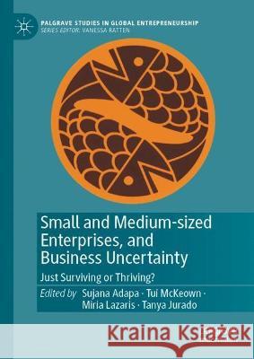 Small and Medium-Sized Enterprises, and Business Uncertainty: Just Surviving or Thriving? Sujana Adapa Tui McKeown Miria Lazaris 9789819948437 Palgrave MacMillan
