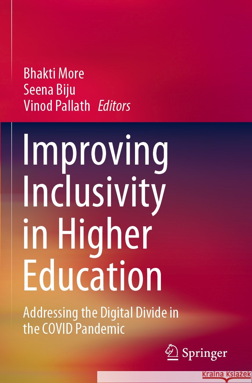 Improving Inclusivity in Higher Education  9789819950782 Springer Nature Singapore