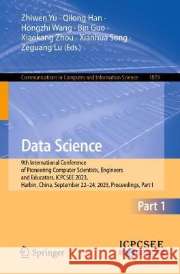 Data Science  9789819959679 Springer Nature Singapore