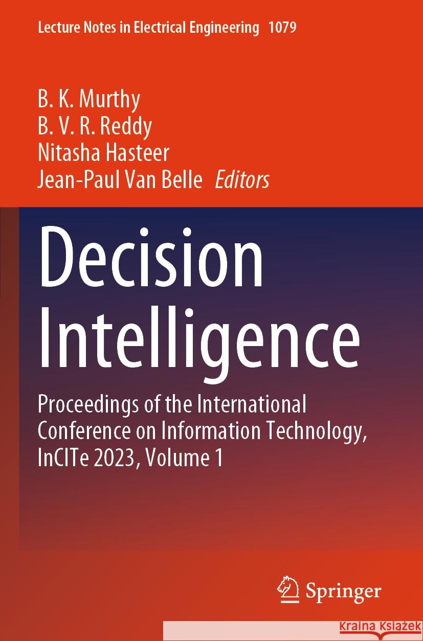 Decision Intelligence  9789819959990 Springer Nature Singapore