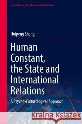 People (Jen), State and Inter-state Relations Huipeng Shang 9789819961191 Springer Nature Singapore