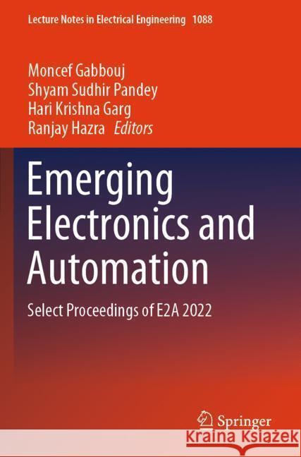 Emerging Electronics and Automation  9789819968572 Springer