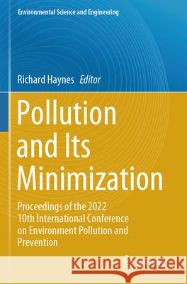 Pollution and Its Minimization  9789819974504 Springer Nature Singapore