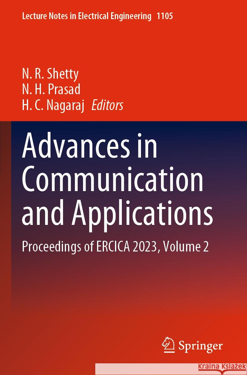 Advances in Communication and Applications  9789819976355 Springer Nature Singapore