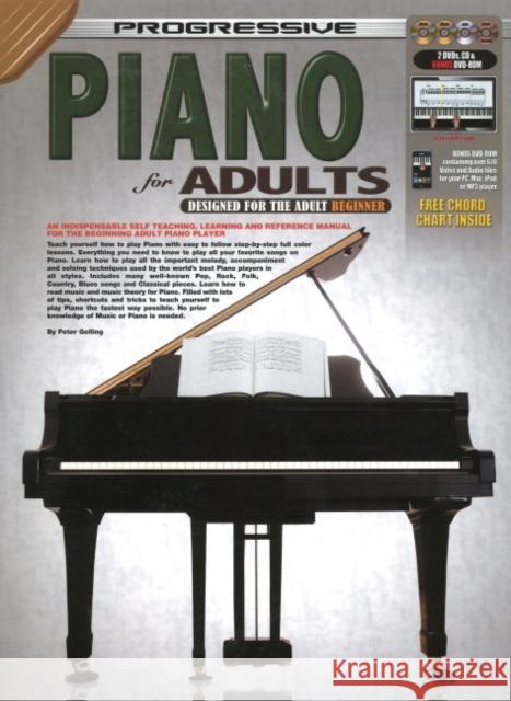 Progressive Piano for Adults: With Poster Peter Gelling 9789829118097 Koala Publications